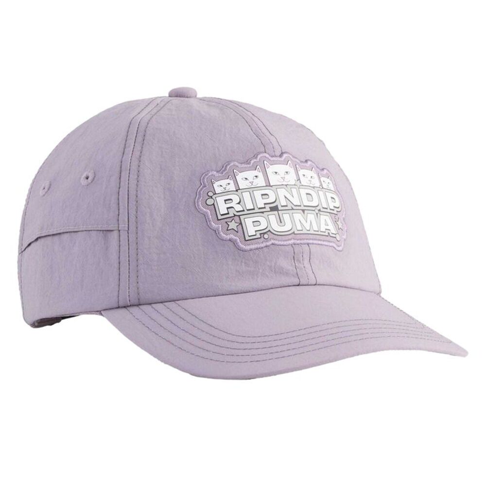 Puma Mens Ripndip Embroidered Patch Baseball Cap / Plum Jam